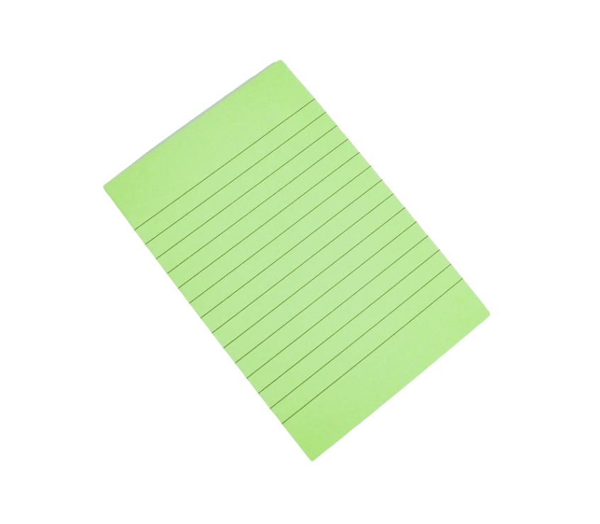 Notas adhesivas lineadas 100 hojas neón2