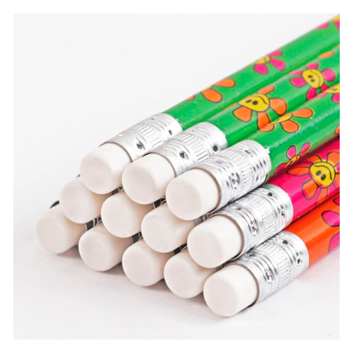 Lápiz grafito HB con goma diseño niños 12 unidades Foska2