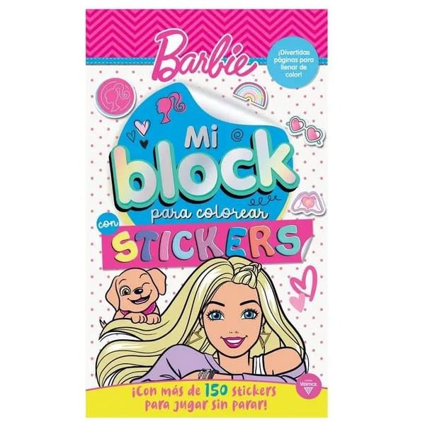 Set de 3 Libros Actividades Barbie VERTICE1