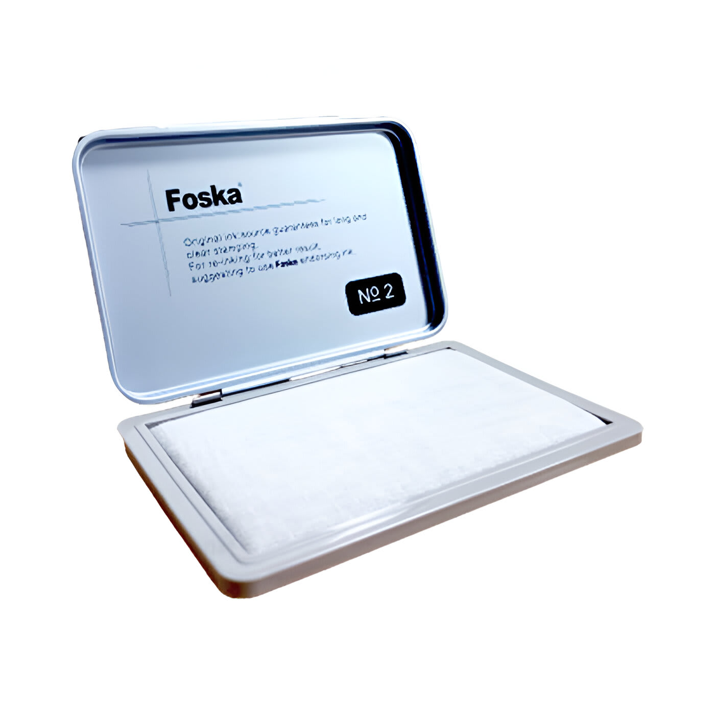 No.2 Almohadilla tampon sello sin tinta  12,2 x 8,4 cm3