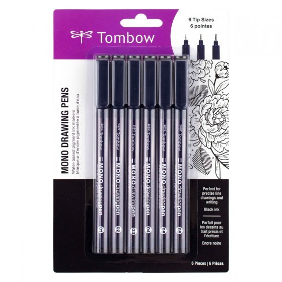 Set 6 Tiralineas Tombow3