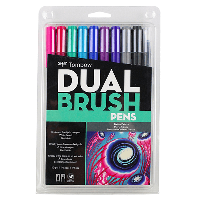 Tombow Dual Brush 10 und Galaxy2