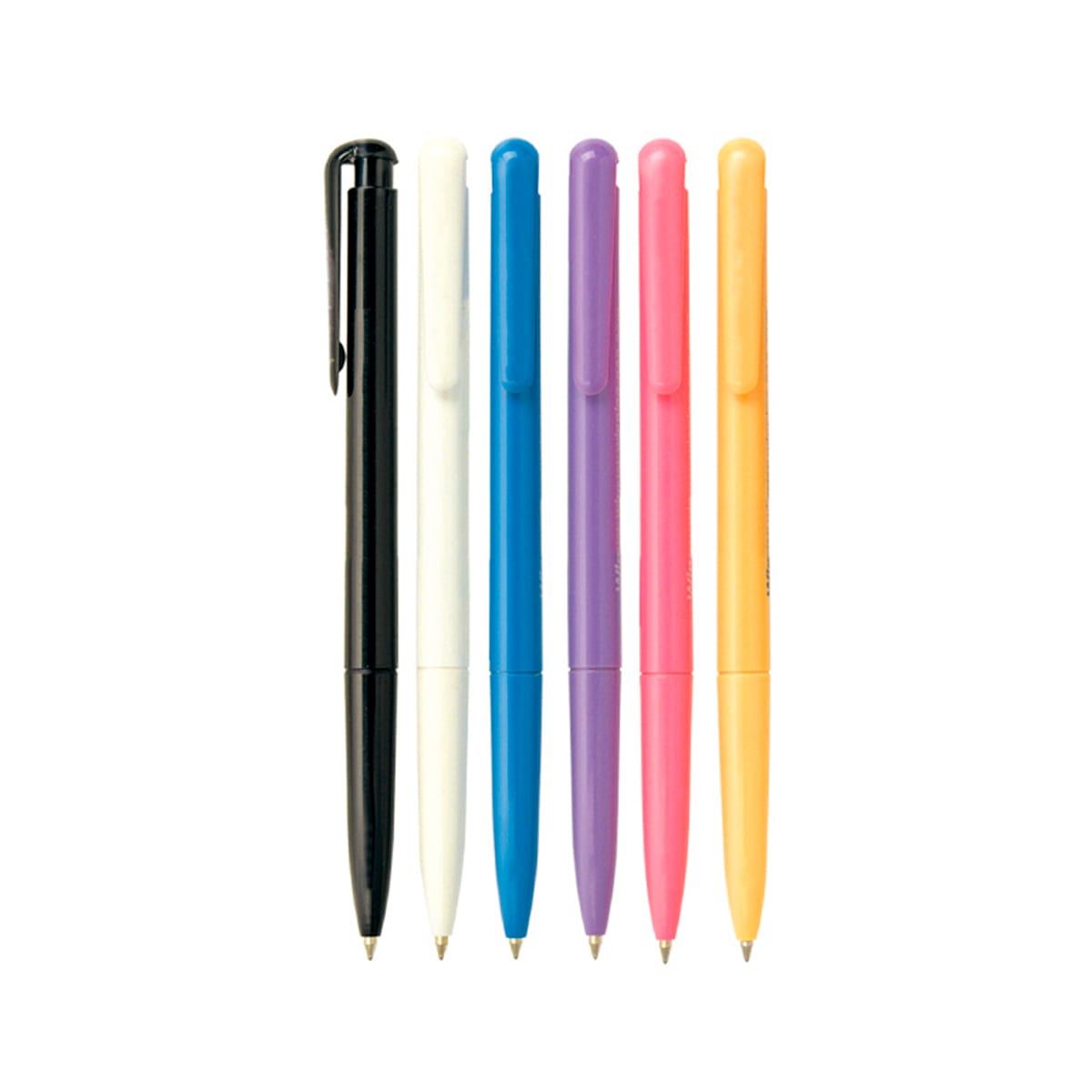 Pack 24 boligrafos lapiz pasta colores surtidos Foska1
