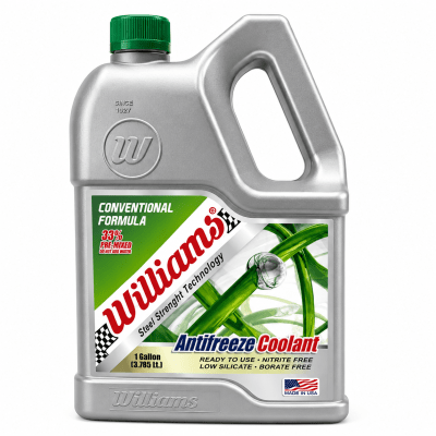 Refrigerante Williams Antifreeze Coolant Verde 33% Premix 3.785L2