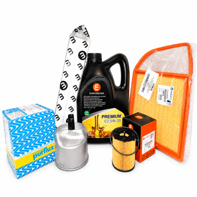 Kit Mantención Completa Peugeot Citroën Opel 1.6 HDi Diesel + Aceite 5W301