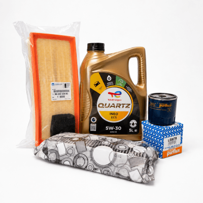 Kit Mantención Motor 1.2 PureTech Turbo Citroën Peugeot DS Opel | Aceite Total 5W-30 + Filtros1
