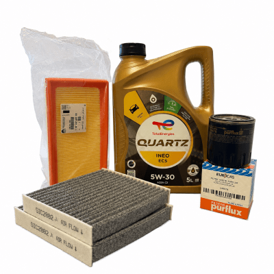 Kit de Mantención Citroën Peugeot Opel 1.2 12V Bencina Sin Turbo | Aceite Total 5W-30 + Filtros1