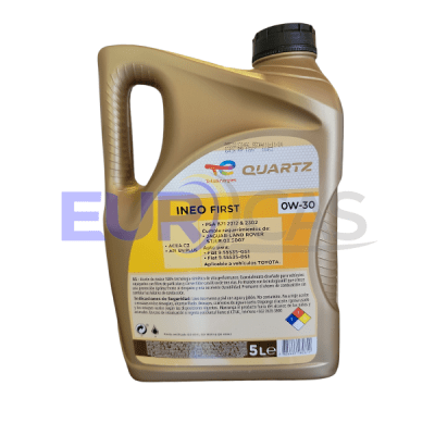 ACEITE MOTOR 0W30 5 LTS. QUARTZ INEO FIRST