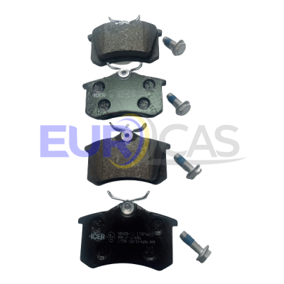 JUEGO PASTILLAS DE FRENO TRASERO 208/CLIO III/MEGANE/FLUENCE1