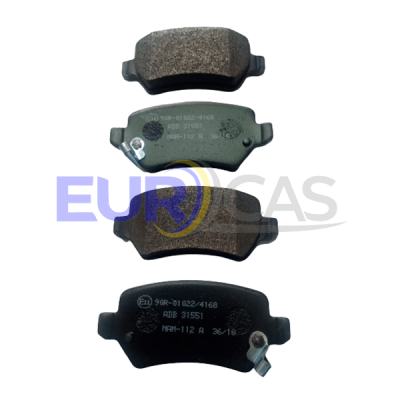 JUEGO PASTILLA DE FRENO TRASERA CHEVROLET COMBO 2005