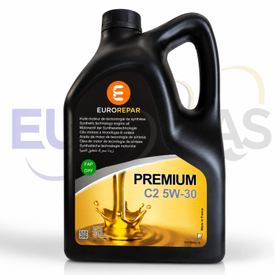 Aceite Motor Sintético EUROREPAR Premium C2 5W-30 5L2
