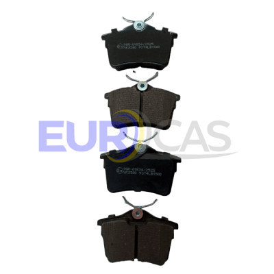 JUEGO PASTILLAS DE FRENO TRASERAS BERLINGO B9 1.6 8V/BERLINGO MS 1.6 16V/PARTNER B9 1.6 16V-1.6 8V1