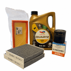 Kit de Mantención Citroën Peugeot Opel 1.2 12V Bencina Sin Turbo | Aceite Total 5W-30 + Filtros