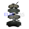 JUEGO PASTILLAS FRENO DELANTERO PARTNER/BERLINGO 20031