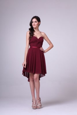 Vestido Fiesta Corto 41018152 rojo1