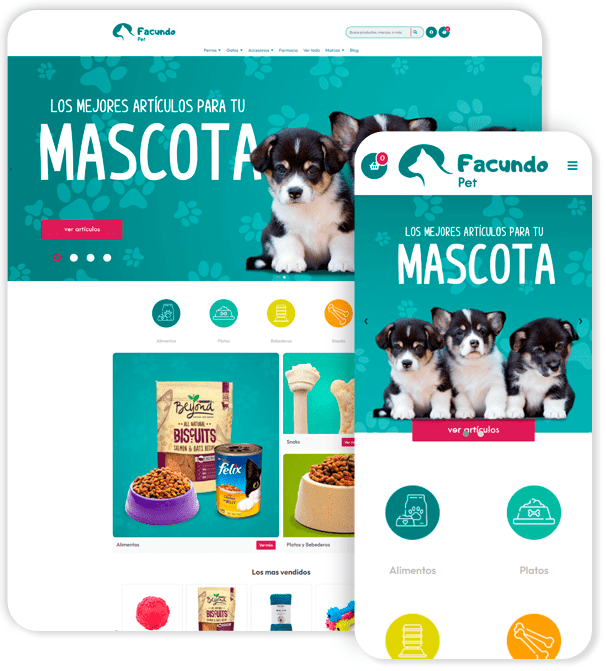 Plantilla de Ecommerce Facundo pop