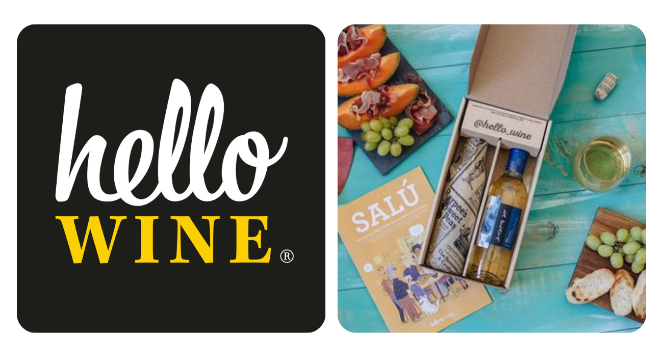 Tarjeta Hello Wine