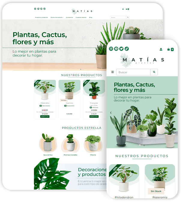 Plantilla de Ecommerce MATIAS-POP