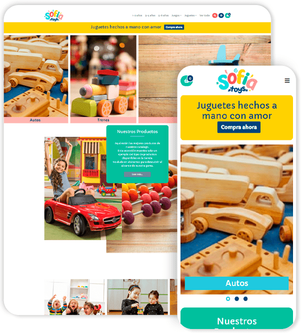 Plantilla de Ecommerce Sofía Pop