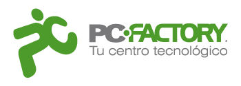 Logo PcFactory - Tu partner tecnológico