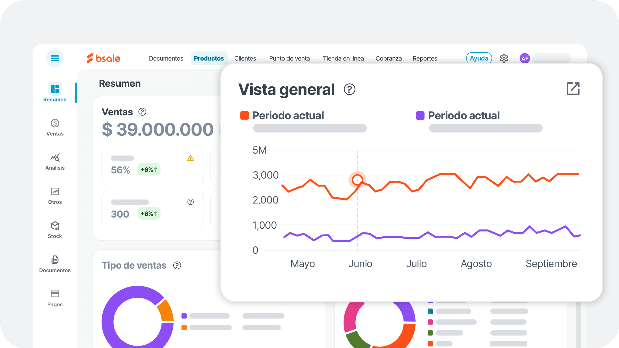 Nuevo menú de Bsale con navegación simplificada