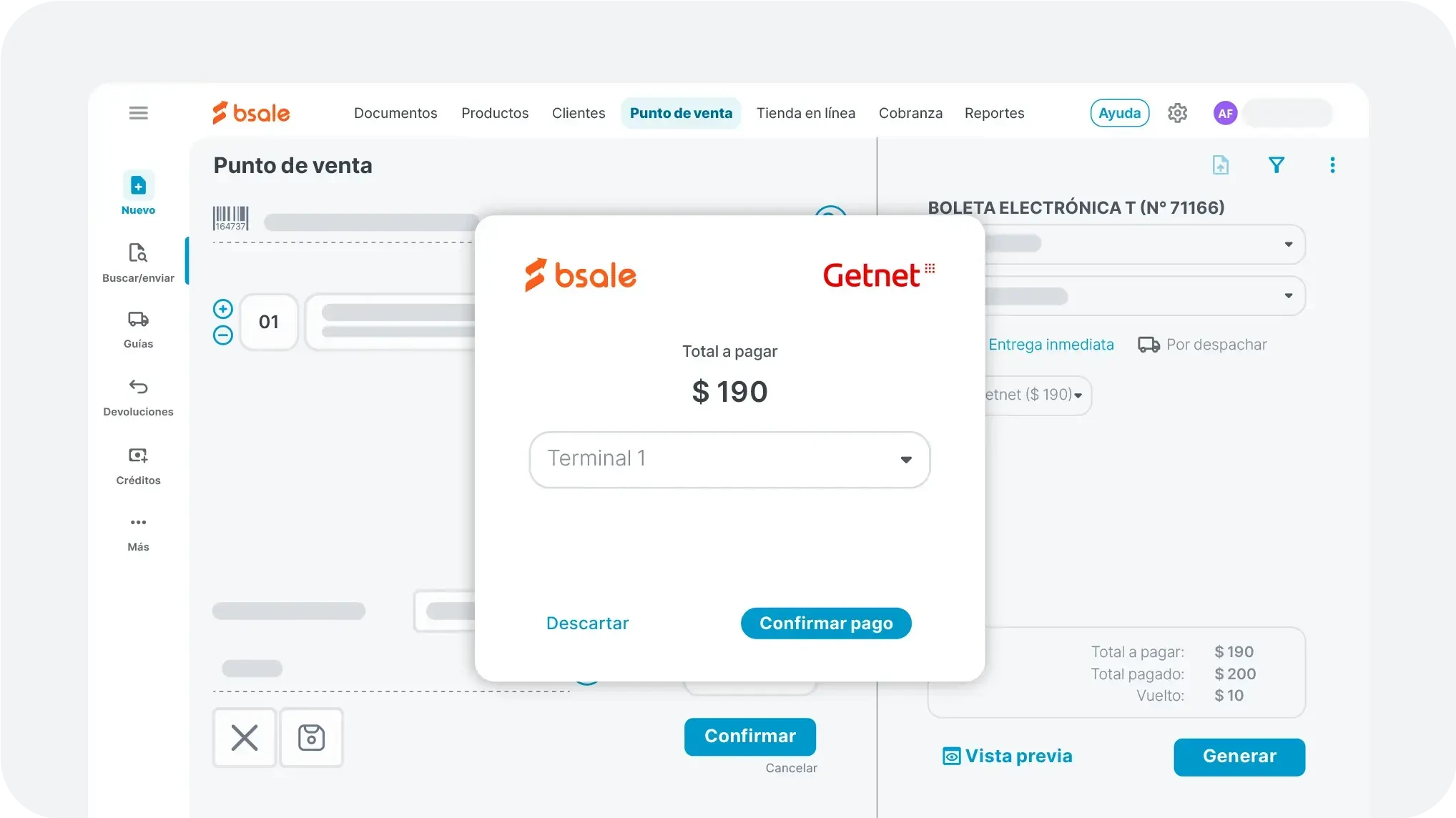 La integración con Getnet,  ya está disponible