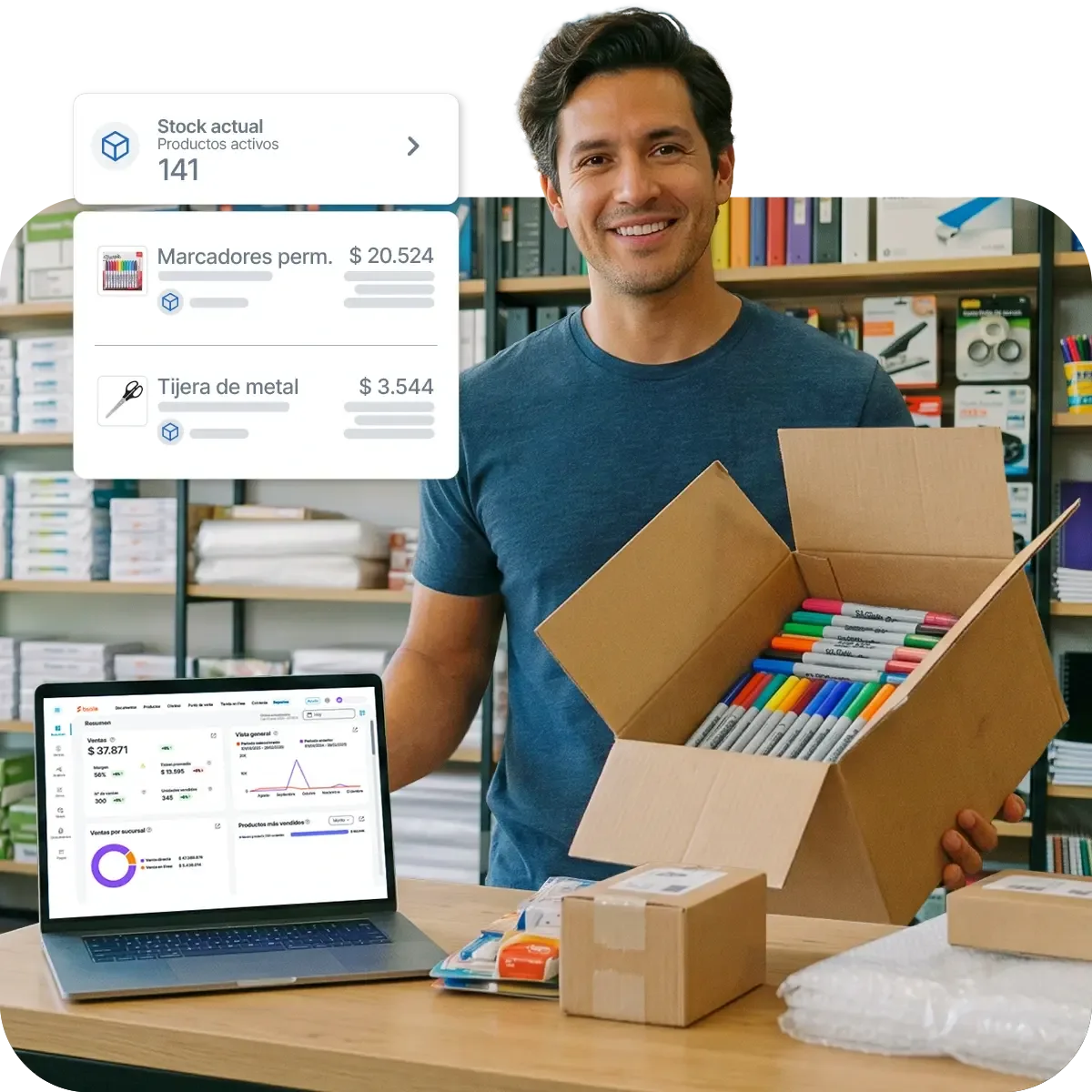 Reportes de ventas al instante con Bsale