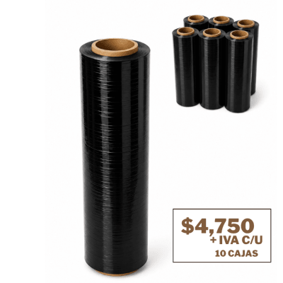Stretch FILM 1.4 KG - NEGRO