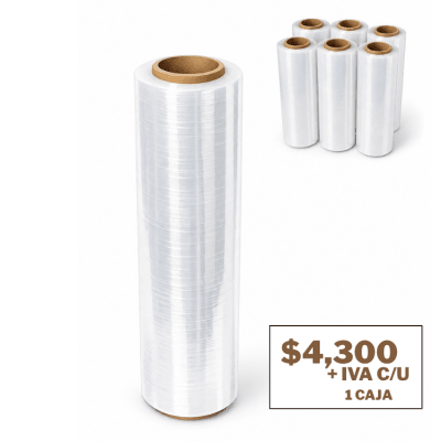 Stretch Film 1.2 KG  - TRANSPARENTE