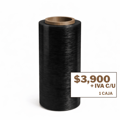 Stretch FILM 0.9 KILOS - NEGRO