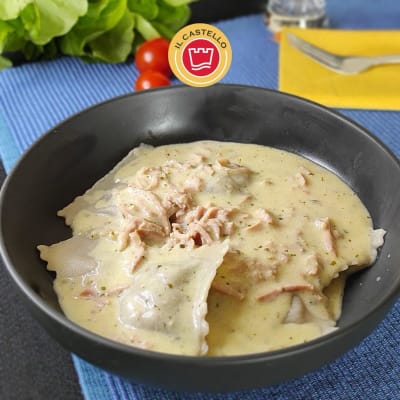 Jamon ahumado ricotta y nuez