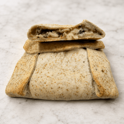 Empanada champiñon queso masa integral