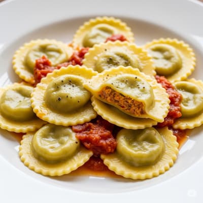 RAVIOLON CARNE CON CEBOLLA CAJA 27 UNI