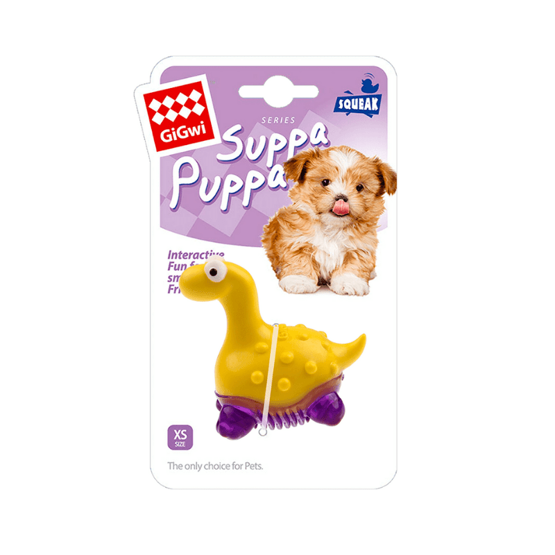 Juguete Cachorro Suppa Puppa Dinosaurio Amarillobeepets Juguete Cachorro Suppa Puppa Dinosaurio Amarillobeepets