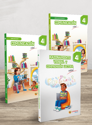 Pack 3 libros: Escolar, Actividades  y Raz. Verbal y Comprensión Lectora. 4º Primaria