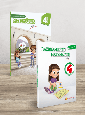 Pack 2 libros MV: Actividades y Raz. Matemático. 4º Primaria