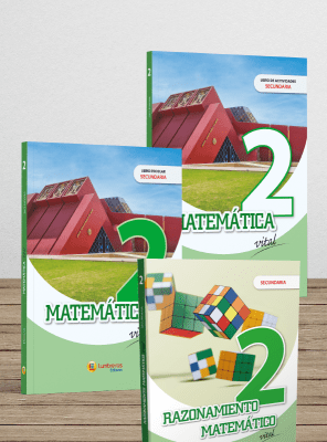 Pack 3 libros: Escolar, Actividades y Raz. Matemático. 2° Secundaria