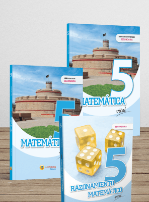 Pack 3 libros: Escolar, Actividades y Raz. Matemático. 5° Secundaria
