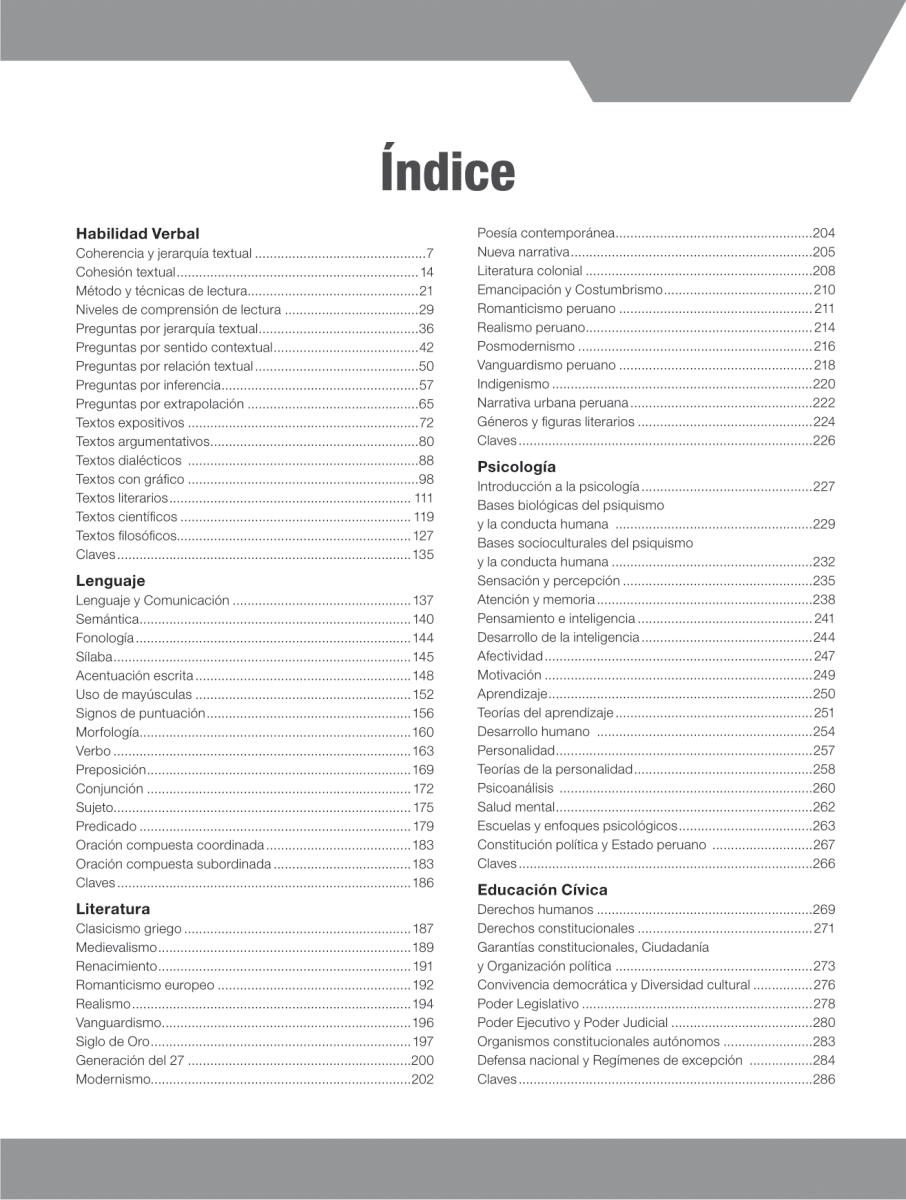 Selección de preguntas LETRAS tipo UNMSM: Contiene preguntas tipo DECO3