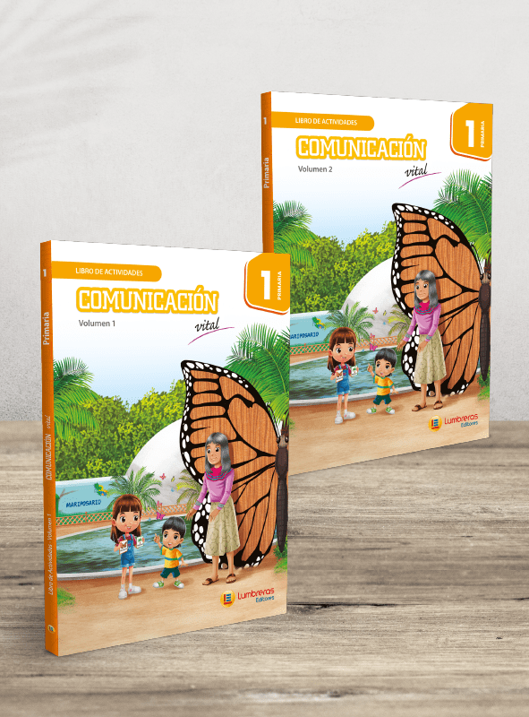 Pack 2 libros: Actividades Vol. 1, Vol. 2. Comunicación - 1° Primaria1