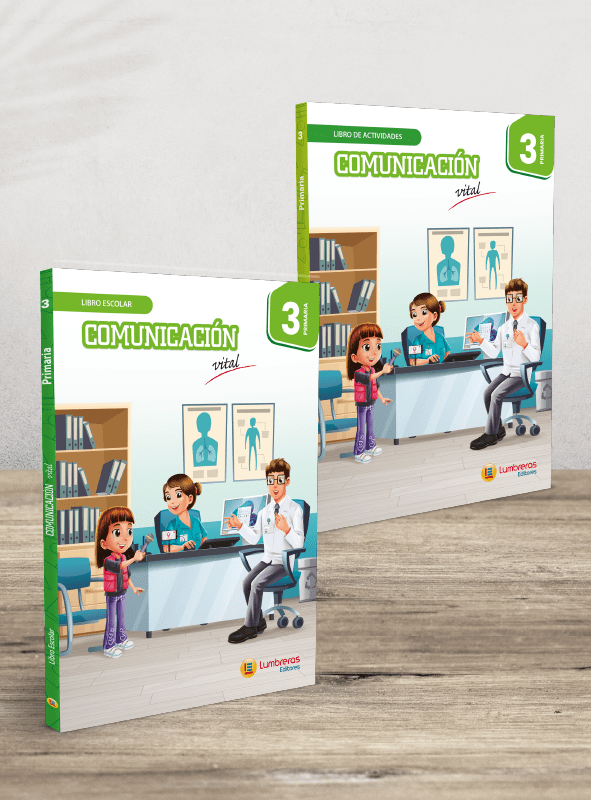 Pack 2 libros: Escolar y Actividades. Comunicación -  3° Primaria1