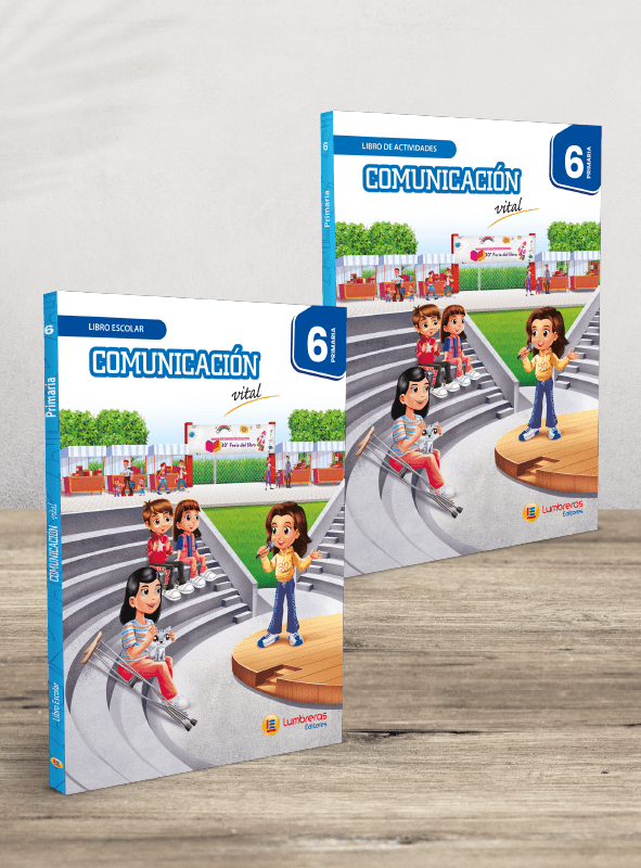 Pack 2 libros: Escolar y Actividades. Comunicación -  6° Primaria1