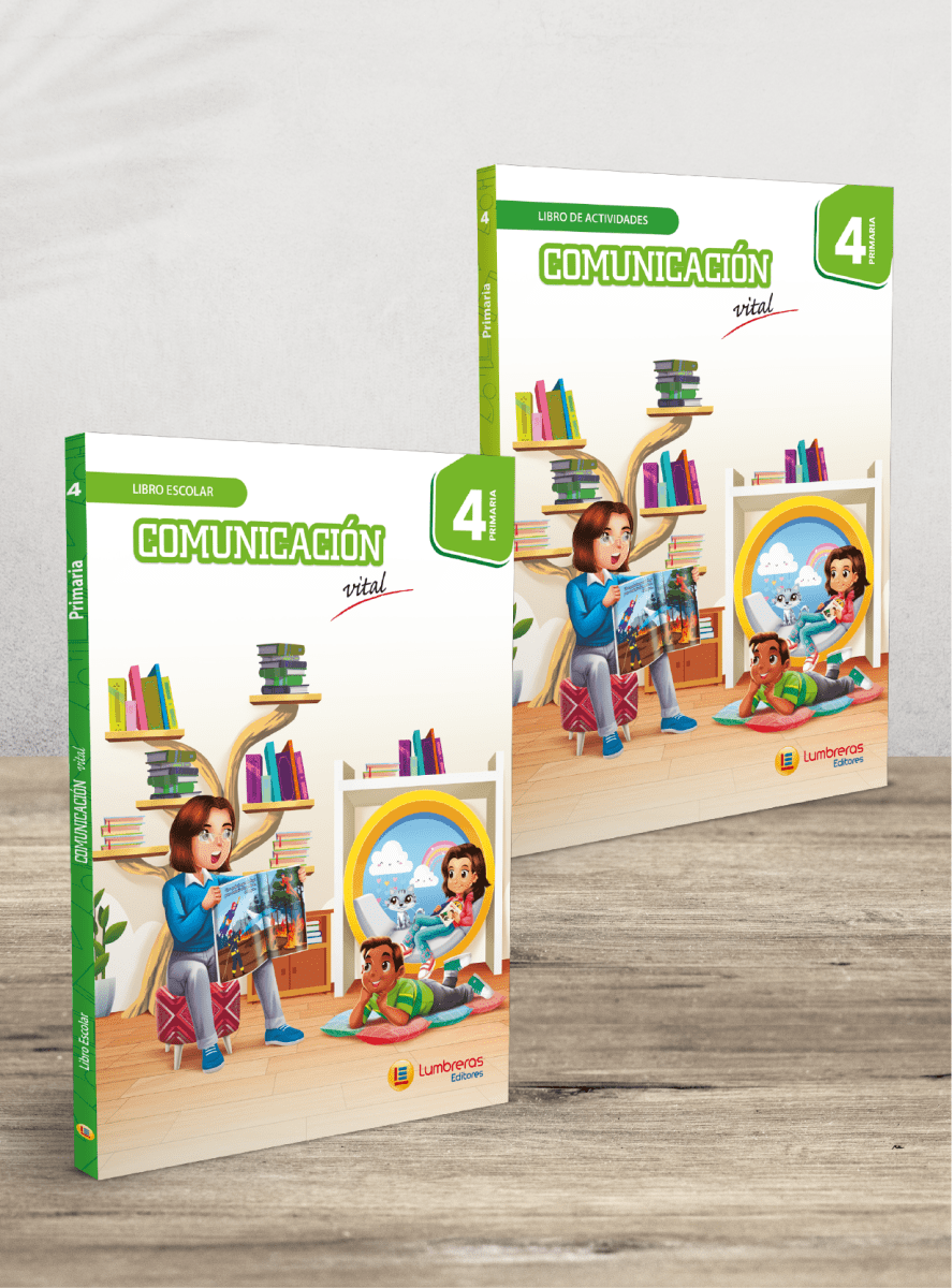 Pack 2 libros: Escolar y Actividades. Comunicación -  4° Primaria1