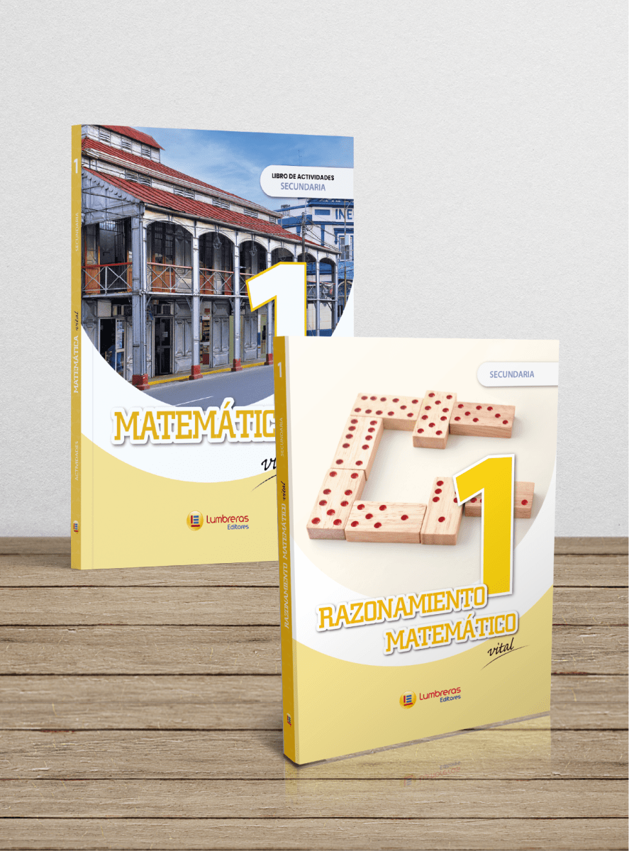 Pack 2 libros MV: Actividades y Raz. Matemático. 1º Secundaria1