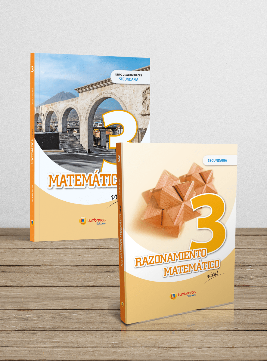 Pack 2 libros MV: Actividades y Raz. Matemático. 3º Secundaria1