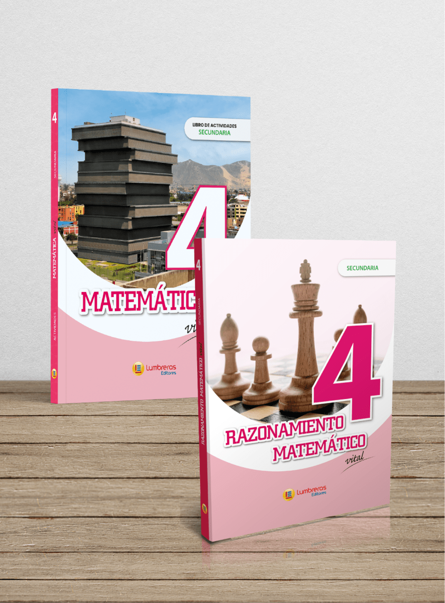 Pack 2 libros MV: Actividades y Raz. Matemático. 4º Secundaria1