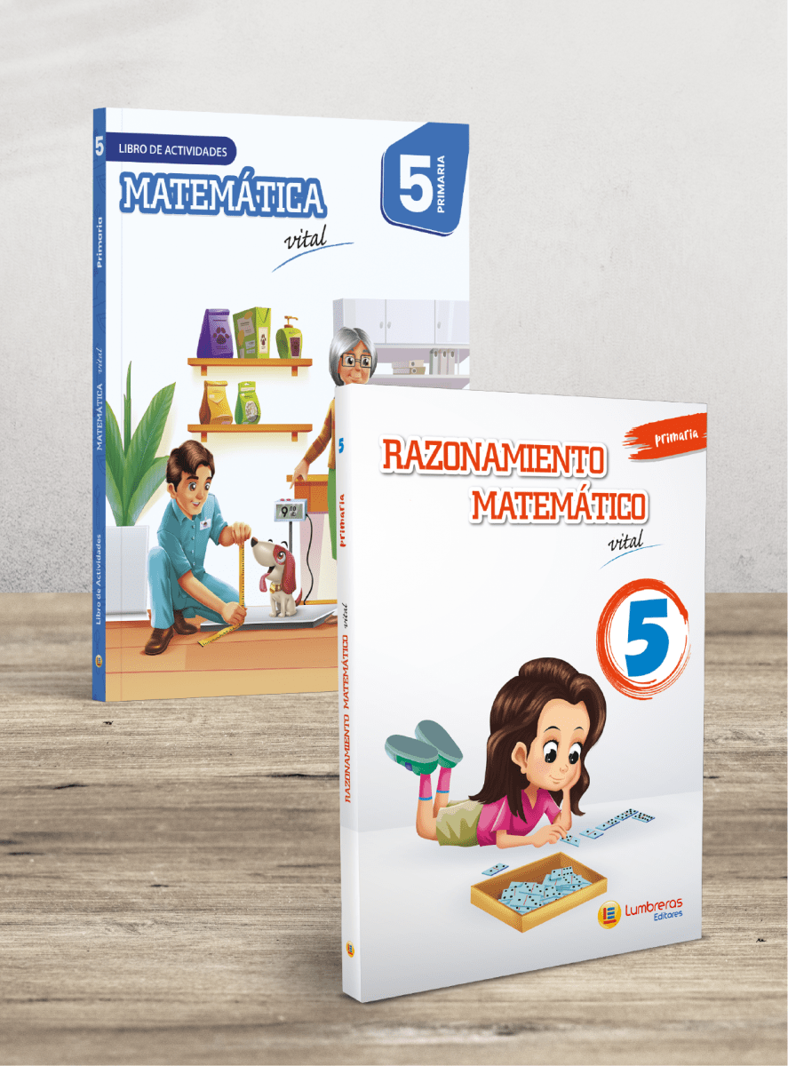 Pack 2 libros MV: Actividades y Raz. Matemático. 5º Primaria1