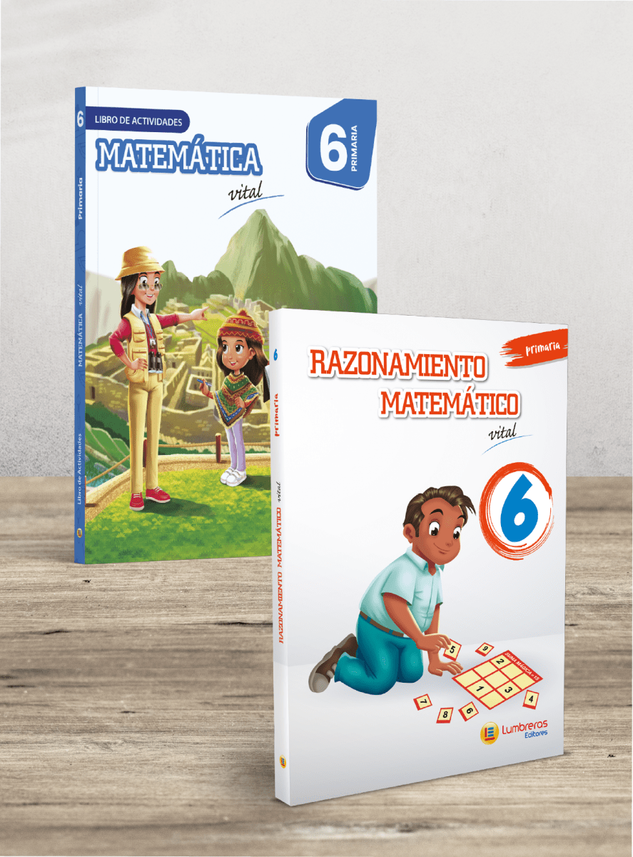 Pack 2 libros MV: Actividades y Raz. Matemático. 6º Primaria1