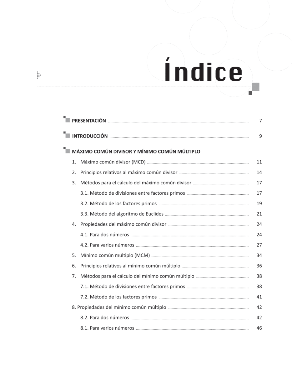 Máximo común divisor y mínimo común múltiplo2