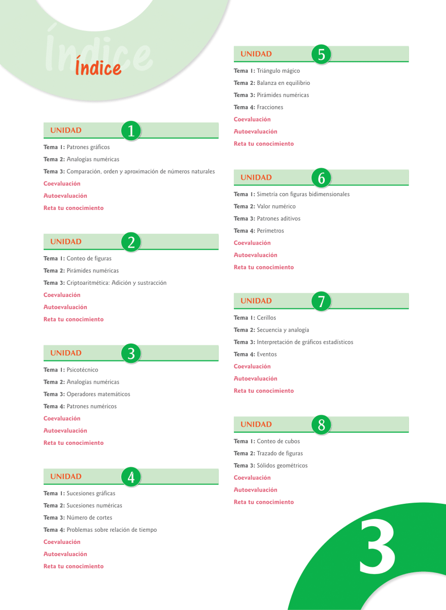 Razonamiento Matemático Vital 3: Primaria2